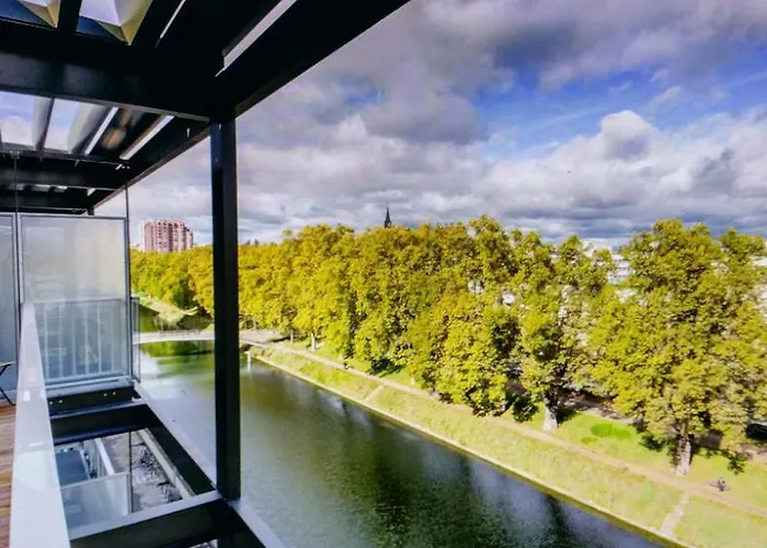 Apartament Avec Terrace Docks Strasburg